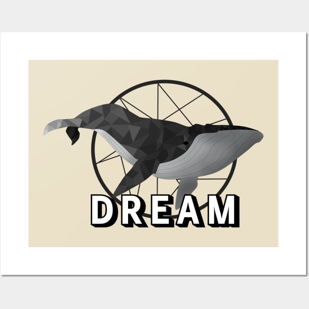 Black dream whale Wall Art by Faq-Qaf